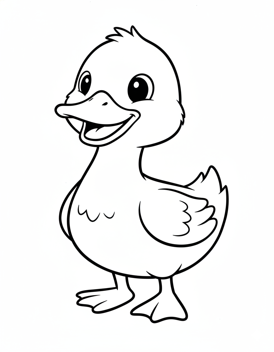 Duck Coloring Pages